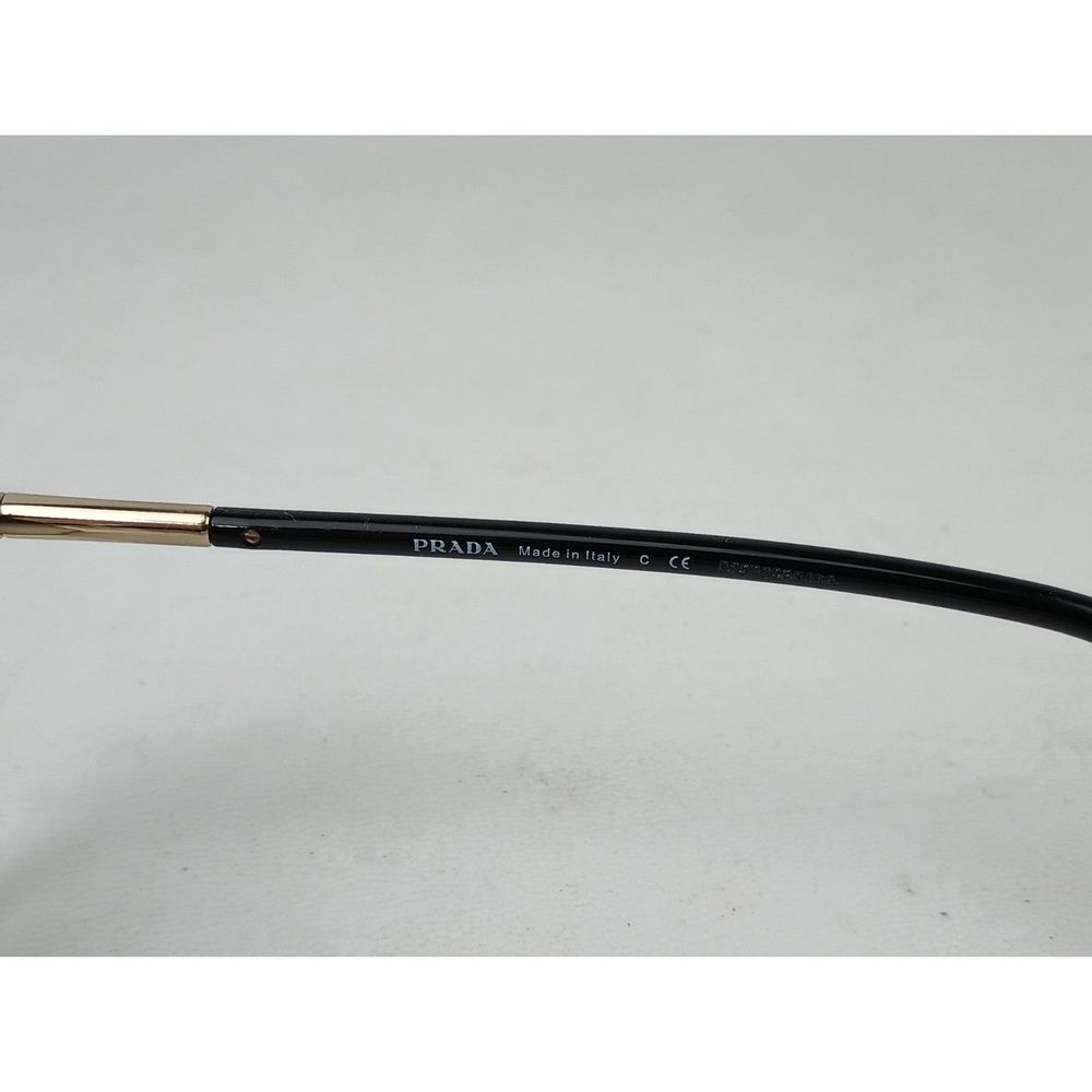 Prada Women's Pale Gold SPR 52W ZVN-0A7 Oversize Sunglasses - Picture 6 of 7